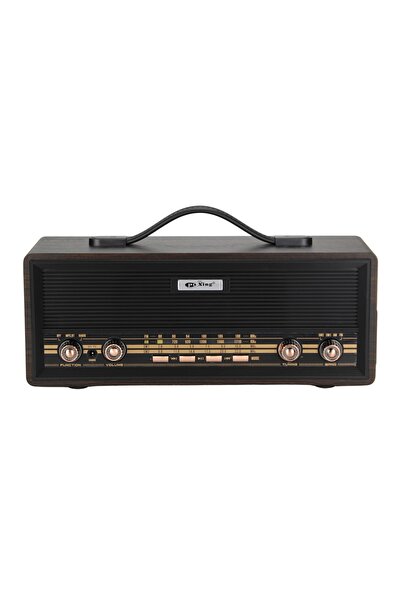 Coverzone Midi Boy Retro Radyo Bluetooth Taşınabilir - USB/TF Kart Girişli, 2...