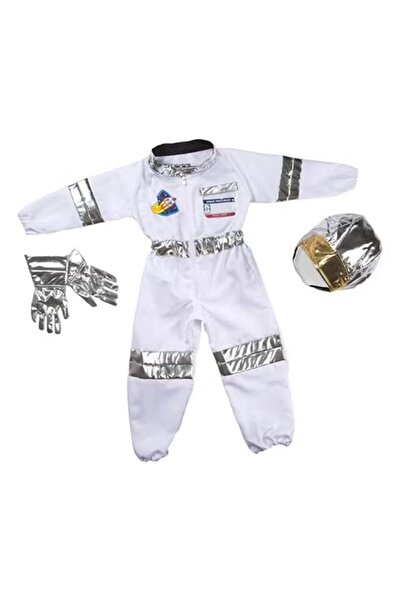 rexa طقم زي رائد فضاء للأطفال - بدلة فضاء للأولاد والبنات (مقاس متوسط: 110-12...