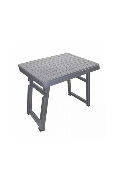 rexa Folding Plastic Table – White Long Leg, 72x48x56 cm Durable & Portable Design