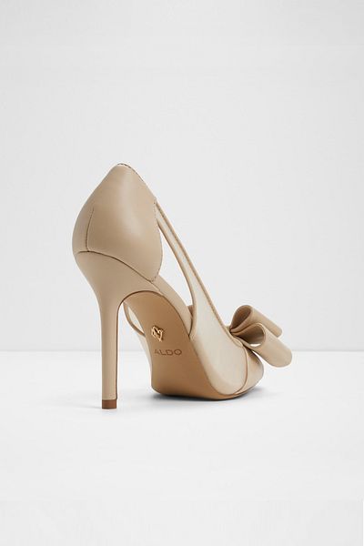 Aldo Prestigious - Women's Textile Medium Beige Stiletto Heeled Shoes