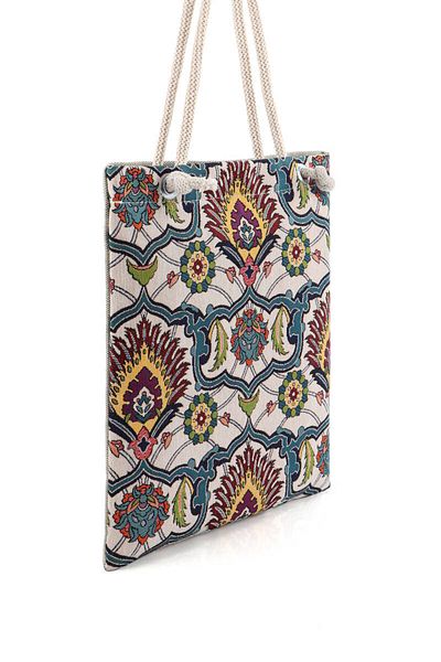 Bursa İpek Authentic Pattern Tapestry Shoulder Bag