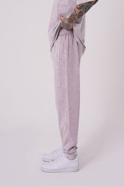 Machinist Pantaloni de sport pentru bărbați, relaxați, lavabili, cu pete gri perlat