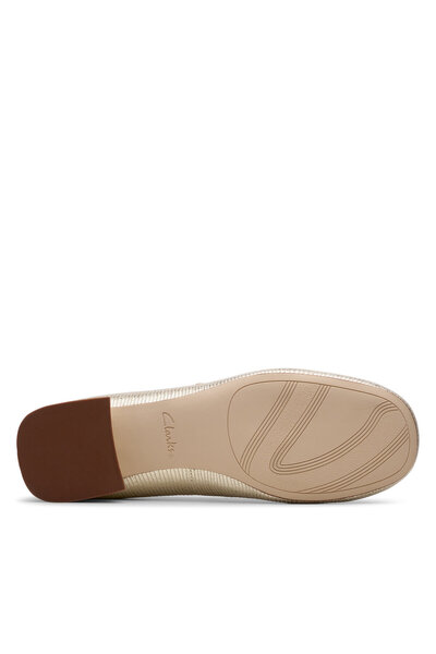 CLARKS Pantofi sport damă aurii CLARKS-26181312 P14 CHAMPAGNE INT