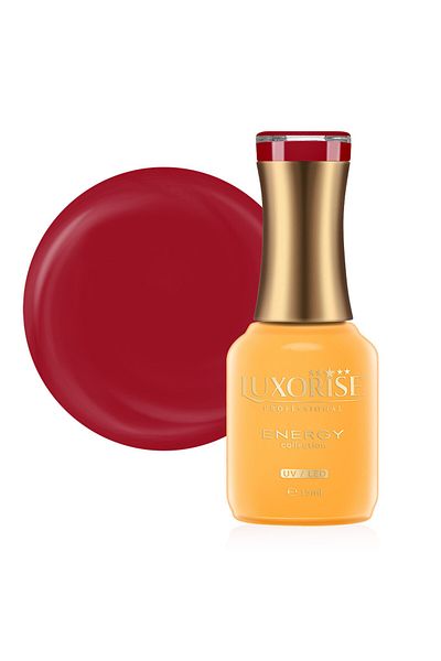 LUXORISE Oja semipermanentă Energy Collection LUXORISE, Roșu Dynamite 15ml