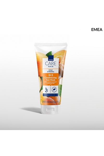 AVON Avon Care Hair 3 in1 Hair Treatment Mask STRENGTHEN with Apricot & Shea 200 ml