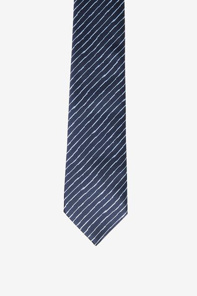 ALTINYILDIZ CLASSICS Men's Navy Blue-Light Blue Patterned Tie