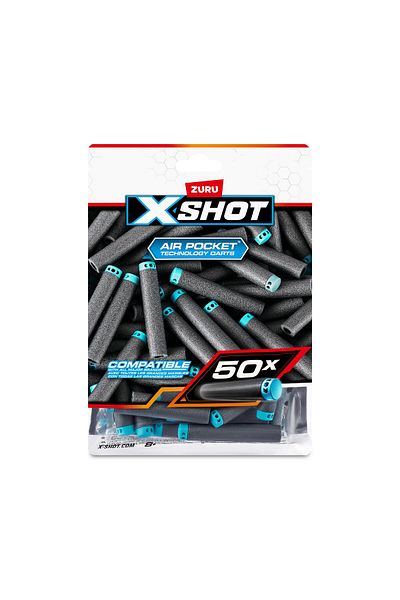 X-Shot - Excel- series 1- 50PK Refill Darts -Foilbag,