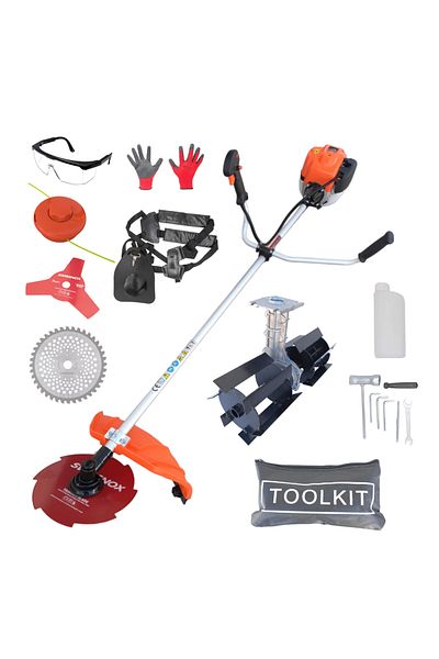 COBI SMART® Pandora T5600 brushcutter package, 4-stroke engine, 7.5HP 62CC, 5.6 kW, accessories included - COBI SMART®