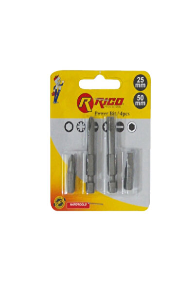 Rico 4 Adet Bits Uç Seti 25mm