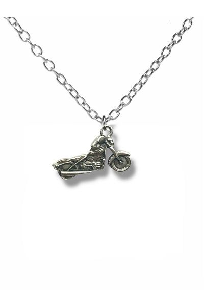 Herşey Nota Road Rebel – Unisex Necklace with Motorcycle Chain Design (60 cm Chain)