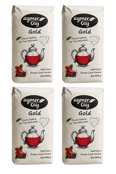 Gold Yerli Dökme Çay 5000 gr (4 Adet)