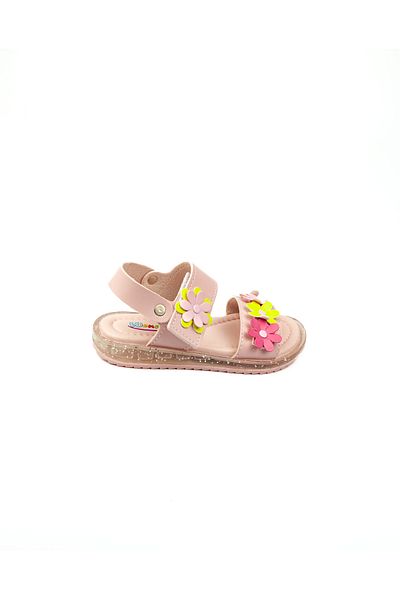 Minican Sandale cu flori pentru fete Wendy 62 roz