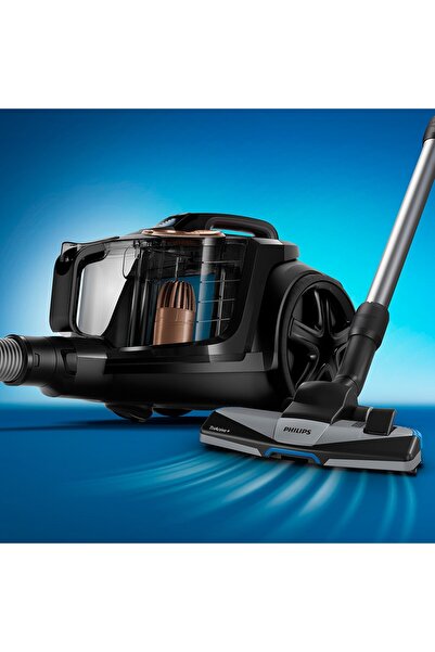 Philips PowerCyclone 8 Torbasiz Elektrikli Süpürge, CarpetClean Başlık , Aler...