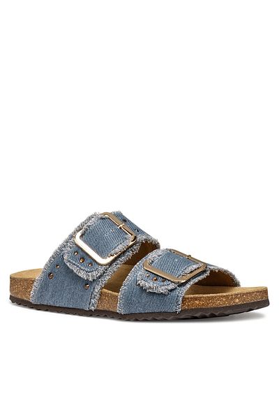 Geox Flip-flops albaștri pentru femei GEOX-D55Y3S-00011 C4005