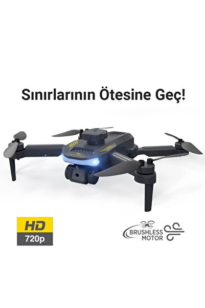 Corby Drones CX030 Skywalk Kablosuz Katlanabilir Hareketli Kamera 720p Smart Drone Siyah