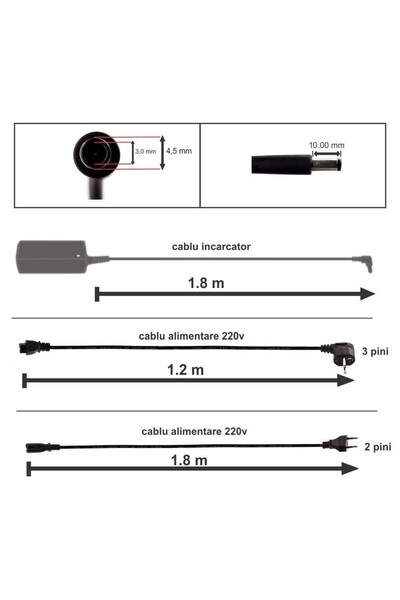 Dell Dell Inspiron 15-3567 Laptop Charger 19.5V 3.34A 65W