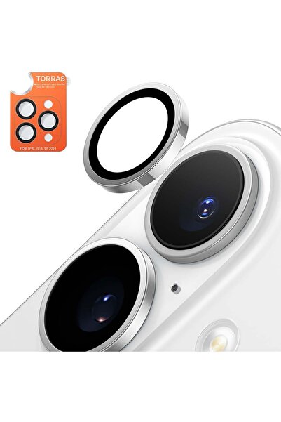 TORRAS Folie foto pentru iPhone 16 Plus - Torras Lensguard - Gri titan