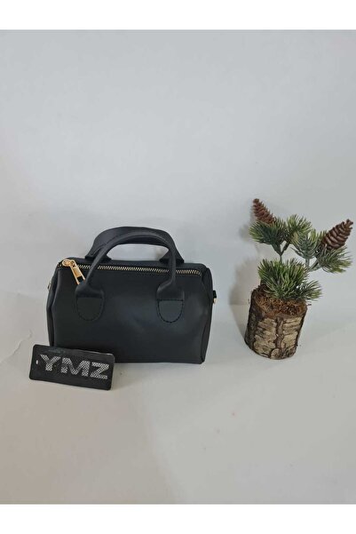 YMZBAG حقيبة يد صغيرة سوداء من شامروك