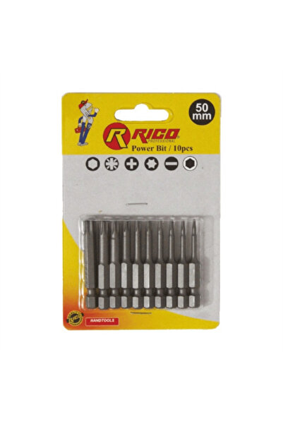 Rico 10 Adet 50mm Bits Uç Seti
