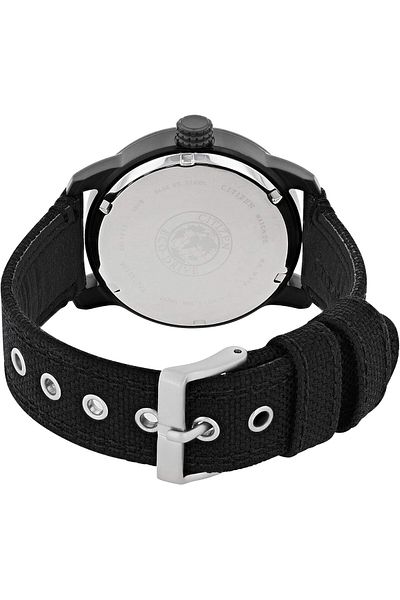 Citizen Eco-Drive BM8475-00F Men's Wrist Watch - Nylon Strap, Grey Dial