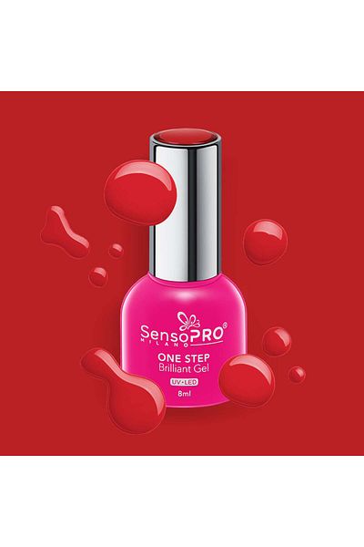 SensoPRO Milano Ojă semipermanentă Brilliant într-un singur pas, 8 ml, Infinite Love #17