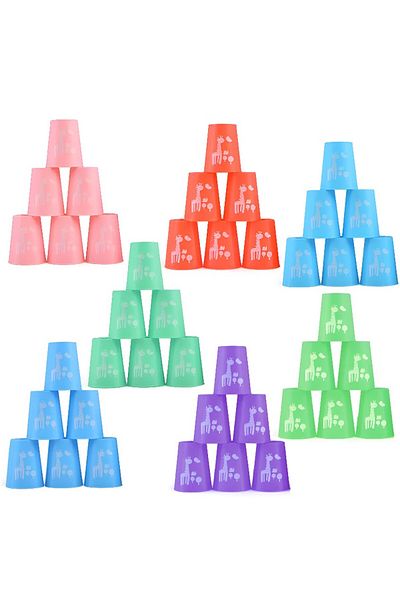 rexa Rapid Cup – Fast-Paced Stacking & Matching Game for Kids, Teens & Families