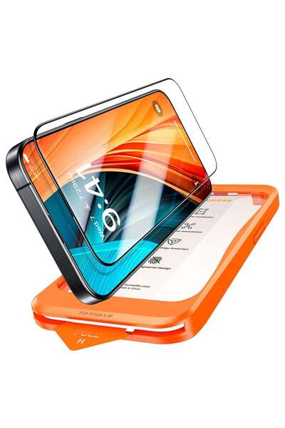 TORRAS Protector de ecran pentru iPhone 16 Plus - Torras GlassGo Install Mast...