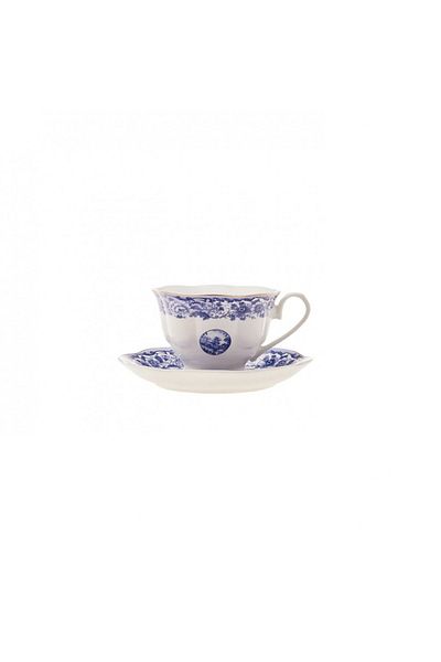 Karaca Karaca Blue Odyssey 2er Set Teetassen 220 ml