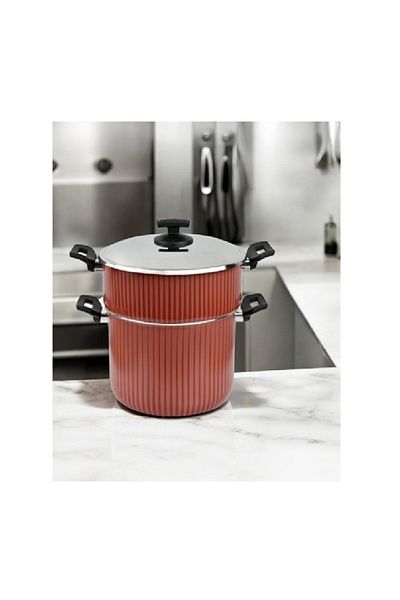 rexa Healthy Couscoussier Pot 26cm – Traditional Steaming Pot for Couscous, Stews & More