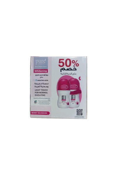 PURE BEAUTY Pure Beauty Roll-On Deodorant 60ml Whitening Antiperspirant Raspb...