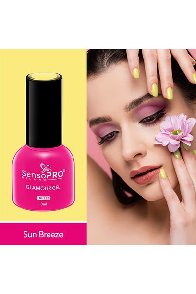 SensoPRO Milano Oja semipermanentă Glamour Gel 8ml, Sun Breeze #96