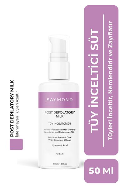 SAYMOND Feather Slimming and Moisturizing Milk with Nettle & Hyaluronic Acid Extract 50 ml