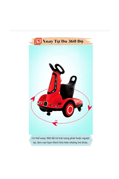 Primo Plus Multi-function electric Scooter for children, 4 wheel with double drive, music and light