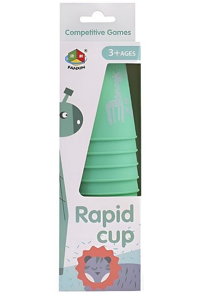 rexa Rapid Cup – Fast-Paced Stacking & Matching Game for Kids, Teens & Families