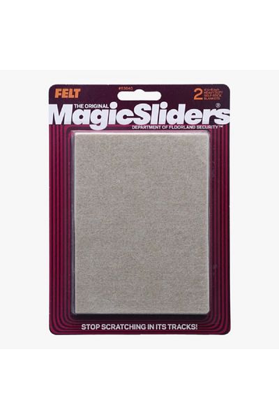 Magic Sliders قطعتان من وسادات اللباد شديدة التحمل بلون الشوفان