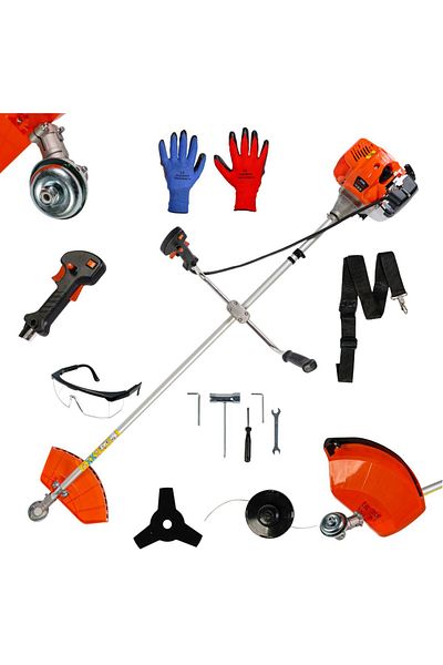 COBI SMART® 2-stroke petrol brushcutter, 3.8 kW, 52 cm³, 0.6 liters/hour, complete package - COBI SMART®