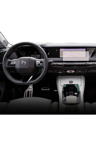 UNIVERSAL CAR Navigation Protection Film DS Automobiles DS 4 2021+, Duragon, Matte silicone, installation kit
