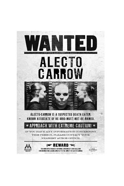 Warner Bross Αφίσα τοίχου Χάρι Πότερ Απαιτείται Alecto Carrow 50x70 cm
