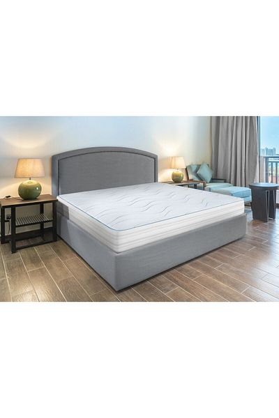 Green Future Saltea Argentum Therapy Plus 90x200 Cm, H 23 Cm, 14 6 Memory Arctic Gel, Husa Cu Ioni De Argint