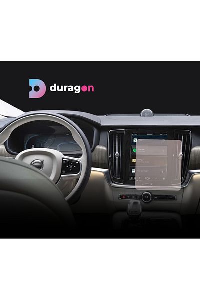 Volvo Duragon navigation and dashboard clock protection film, for Volvo S90 Recharge 2024+, matte, kit