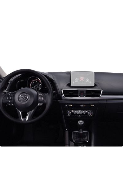Mazda Navigation Protection Foil Mazda 3 Axela Hatchback 2013-2016, Duragon, transparent silicone, kit