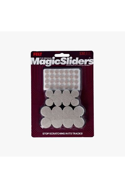 Magic Sliders 132-Piece Heavy Duty Felt Pads Oatmeal