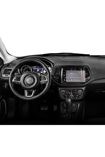Jeep Navigation Protection Film Jeep Compass 2016-2019, Duragon, silicone, installation kit