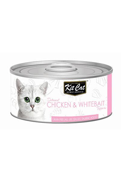 Kit Cat Chicken & Whitebait Toppers 80g Pack Of 6