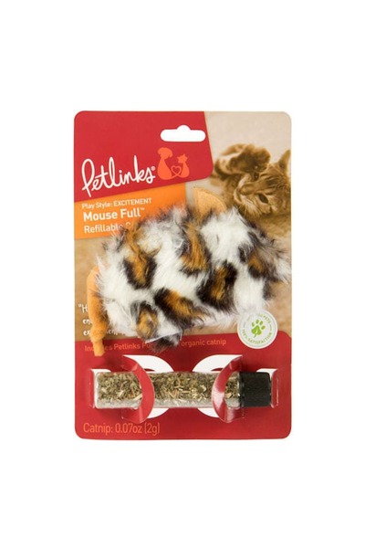 Petlinks Mouse Fullï¿½ Refillable Catnip Cat Toy