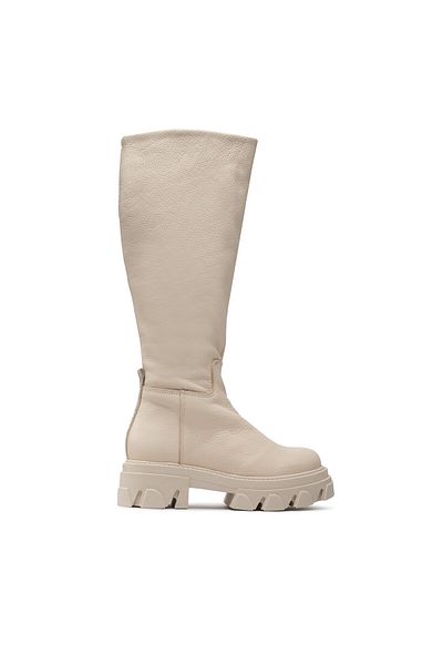 Steve Madden Women's Boots beige STEVE MADDEN-SM11002143 287 BONE LEATHER