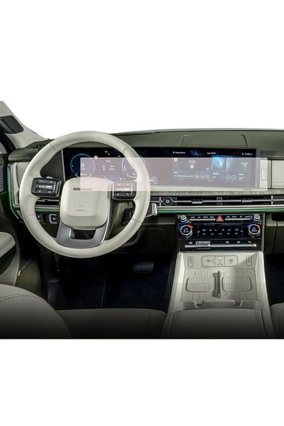 Hyundai Duragon navigation and dashboard clock protection film, for Hyundai Santa Fe 2023+, matte, kit