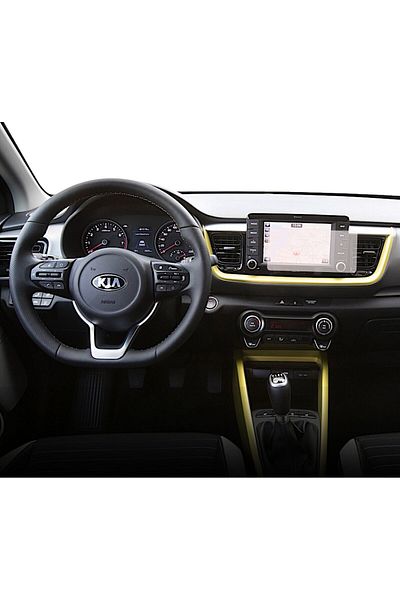 Hyundai / Kia Navigation Protection Film Kia Stonic 2017+, Duragon, Matte silicone, installation kit