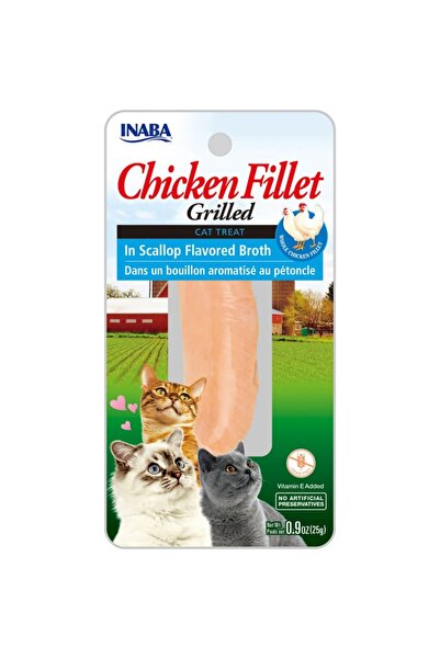 Inaba دجاج في مرق الإسكالوب 25 جرام عبوة من 6 قطع