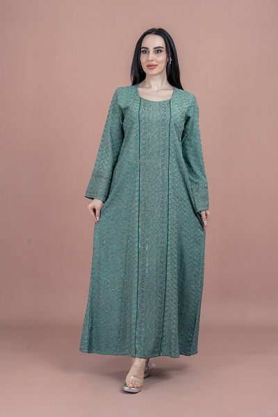 IKKXA Modern Embroidered Jalabiya